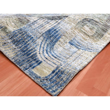 Load image into Gallery viewer, 6&#39;x9&#39; The Intertwined Passage, Hand Knotted, Silk With Textured Wool, Oriental Rug FWR450768