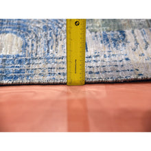Load image into Gallery viewer, 6&#39;x9&#39; The Intertwined Passage, Hand Knotted, Silk With Textured Wool, Oriental Rug FWR450768
