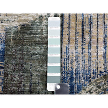 Load image into Gallery viewer, 4&#39;x6&#39;1&quot; The Intertwined Passage, Silk With Textured Wool, Hand Knotted Oriental Rug FWR450786