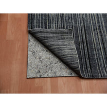 Load image into Gallery viewer, 14&#39;x18&#39;1&quot; Gray And Black Densely Woven Hand Knotted Modern Ombre Design Pure Wool Oversize Oriental RugFWR450900