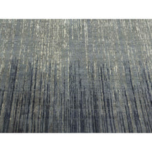 Load image into Gallery viewer, 6&#39;1&quot;x9&#39;2&quot; Gray And Black, Modern Ombre Design Densely Woven, Pure Wool Hand Knotted, Oriental Rug FWR451092