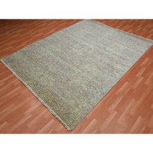 Load image into Gallery viewer, 8&#39;x10&#39;2&quot; Stone Gray, Modern Salt And Pepper Design Thick And Plush, Pure Luxurious Wool  Hand Knotted, Oriental Rug FWR451110