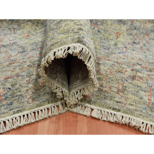 8'x10'2" Stone Gray, Modern Salt And Pepper Design Thick And Plush, Pure Luxurious Wool  Hand Knotted, Oriental Rug FWR451110