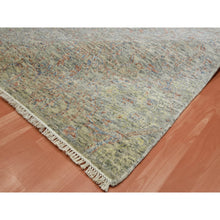 Load image into Gallery viewer, 8&#39;x10&#39;2&quot; Stone Gray, Modern Salt And Pepper Design Thick And Plush, Pure Luxurious Wool  Hand Knotted, Oriental Rug FWR451110