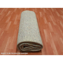Load image into Gallery viewer, 8&#39;x10&#39;2&quot; Stone Gray, Modern Salt And Pepper Design Thick And Plush, Pure Luxurious Wool  Hand Knotted, Oriental Rug FWR451110