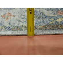 Load image into Gallery viewer, 8&#39;x10&#39; Light Gray, Soft Wool Hand Knotted, Oushak Salt And Pepper Design, Vegetable Dyes Thick And Plush Washed Out, Oriental Rug FWR451116