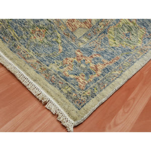 8'x9'9" Colorful, Oushak Salt And Pepper Design Vegetable Dyes Thick And Plush Washed Out, Pure Wool Hand Knotted, Oriental Rug FWR451128