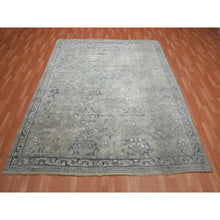 Load image into Gallery viewer, 8&#39;2&quot;x9&#39;10&quot; Light Gray, Oushak All Over Design, Pure Wool Hand Knotted, Oriental Rug FWR451236