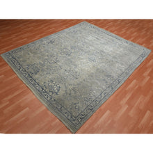 Load image into Gallery viewer, 8&#39;2&quot;x9&#39;10&quot; Light Gray, Oushak All Over Design, Pure Wool Hand Knotted, Oriental Rug FWR451236