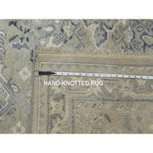 Load image into Gallery viewer, 8&#39;2&quot;x9&#39;10&quot; Light Gray, Oushak All Over Design, Pure Wool Hand Knotted, Oriental Rug FWR451236