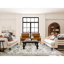 Load image into Gallery viewer, 8&#39;2&quot;x10&#39;5&quot; Ivory, 100% Wool Anatolian Design Oushak, Hand Knotted Oriental Rug FWR451242