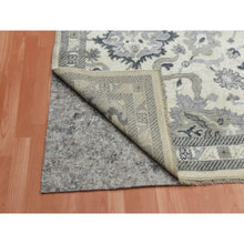 Load image into Gallery viewer, 8&#39;2&quot;x10&#39;5&quot; Ivory, 100% Wool Anatolian Design Oushak, Hand Knotted Oriental Rug FWR451242