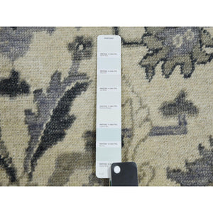 8'2"x10'5" Ivory, 100% Wool Anatolian Design Oushak, Hand Knotted Oriental Rug FWR451242
