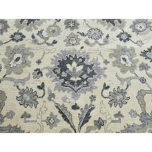 Load image into Gallery viewer, 8&#39;2&quot;x10&#39;5&quot; Ivory, 100% Wool Anatolian Design Oushak, Hand Knotted Oriental Rug FWR451242