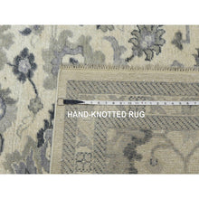 Load image into Gallery viewer, 8&#39;2&quot;x10&#39;5&quot; Ivory, 100% Wool Anatolian Design Oushak, Hand Knotted Oriental Rug FWR451242