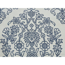 Load image into Gallery viewer, 8&#39;x9&#39;9&quot; Ivory, Hand Knotted 100% Cotton, Agra With Mughal Flower Bouquet Design, Oriental Rug FWR451290