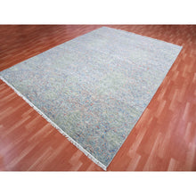 Load image into Gallery viewer, 9&#39;1&quot;x12&#39;1&quot; Gray Goose, Vegetable Dyes, Oushak Influence With Salt And Pepper Motif, 100% Wool, Oriental Rug FWR451818