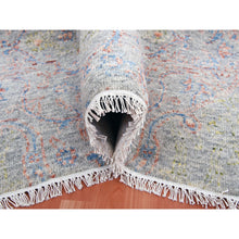 Load image into Gallery viewer, 9&#39;1&quot;x12&#39;1&quot; Gray Goose, Vegetable Dyes, Oushak Influence With Salt And Pepper Motif, 100% Wool, Oriental Rug FWR451818