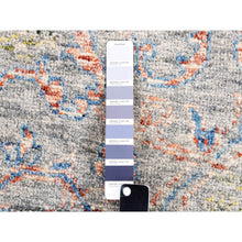 Load image into Gallery viewer, 9&#39;1&quot;x12&#39;1&quot; Gray Goose, Vegetable Dyes, Oushak Influence With Salt And Pepper Motif, 100% Wool, Oriental Rug FWR451818