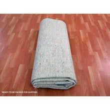 Load image into Gallery viewer, 9&#39;1&quot;x12&#39;1&quot; Gray Goose, Vegetable Dyes, Oushak Influence With Salt And Pepper Motif, 100% Wool, Oriental Rug FWR451818