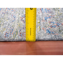 Load image into Gallery viewer, 9&#39;1&quot;x12&#39;1&quot; Gray Goose, Vegetable Dyes, Oushak Influence With Salt And Pepper Motif, 100% Wool, Oriental Rug FWR451818