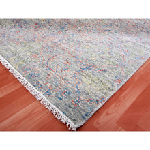 Load image into Gallery viewer, 9&#39;x11&#39;10&quot; Gray Goose, Oushak Influence With Salt And Pepper Motif, Natural Dyes, Pure Wool, Oriental Rug FWR451830