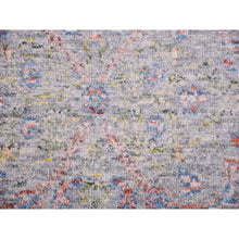 Load image into Gallery viewer, 9&#39;x11&#39;10&quot; Gray Goose, Oushak Influence With Salt And Pepper Motif, Natural Dyes, Pure Wool, Oriental Rug FWR451830