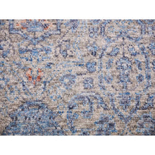 Load image into Gallery viewer, 9&#39;x12&#39;4&quot; Storm Gray, Natural Dyes, Tone On Tone, Obscured And Subtle Motif, Organic Wool, Hand Knotted, Soft Pile, Oriental Rug FWR451836