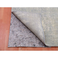 Load image into Gallery viewer, 12&#39;x15&#39;6&quot; Stargazer Gray, Modern Abstract Design with Soft Colors, Wool and Pure Silk Hand Knotted, Oversized Oriental Rug FWR451986