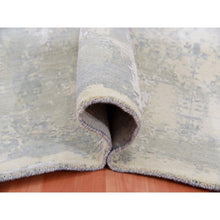 Load image into Gallery viewer, 12&#39;x15&#39;6&quot; Stargazer Gray, Modern Abstract Design with Soft Colors, Wool and Pure Silk Hand Knotted, Oversized Oriental Rug FWR451986