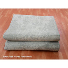 Load image into Gallery viewer, 12&#39;x15&#39;6&quot; Stargazer Gray, Modern Abstract Design with Soft Colors, Wool and Pure Silk Hand Knotted, Oversized Oriental Rug FWR451986
