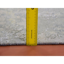 Load image into Gallery viewer, 12&#39;x15&#39;6&quot; Stargazer Gray, Modern Abstract Design with Soft Colors, Wool and Pure Silk Hand Knotted, Oversized Oriental Rug FWR451986