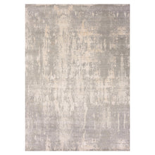 Load image into Gallery viewer, 10&#39;x14&#39;1&quot; Jubilee Gray, Modern Abstract Design, Vibrant Colors, Hand Knotted, Soft Pile Wool and Silk Oriental Rug FWR452004