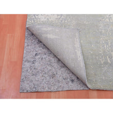 Load image into Gallery viewer, 10&#39;x14&#39;1&quot; Jubilee Gray, Modern Abstract Design, Vibrant Colors, Hand Knotted, Soft Pile Wool and Silk Oriental Rug FWR452004