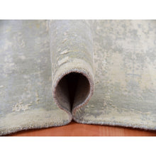 Load image into Gallery viewer, 10&#39;x14&#39;1&quot; Jubilee Gray, Modern Abstract Design, Vibrant Colors, Hand Knotted, Soft Pile Wool and Silk Oriental Rug FWR452004