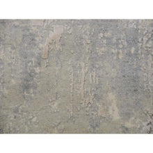 Load image into Gallery viewer, 8&#39;x8&#39; Stardew Gray, Wool And Silk Hand Knotted, Modern Abstract Design With Vibrant Colors, Round Oriental Rug FWR452070