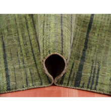 Load image into Gallery viewer, 10&#39;x14&#39;4&quot; Herbal Green, Hand Knotted  Vertical Ombre Design, Soft And Vibrant Wool, Oriental Rug FWR452508