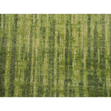 Load image into Gallery viewer, 10&#39;x14&#39;4&quot; Herbal Green, Hand Knotted  Vertical Ombre Design, Soft And Vibrant Wool, Oriental Rug FWR452508