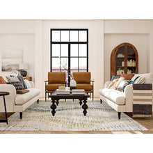 Load image into Gallery viewer, 8&#39;x10&#39;1&quot; Vineyard Green, Crocodile Safari Design, Pure Silk, Hand Knotted, Oriental Rug FWR452514