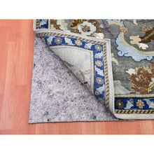 Load image into Gallery viewer, 10&#39;2&quot;x14&#39;4&quot; Elder White, Polonaise Czartoryski With Persian Isphahan Inspired design Distinct Abrash, Hand Knotted, Zero Pile 100% Wool, Oriental Rug FWR452550