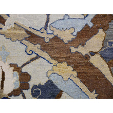 Load image into Gallery viewer, 10&#39;2&quot;x14&#39;4&quot; Elder White, Polonaise Czartoryski With Persian Isphahan Inspired design Distinct Abrash, Hand Knotted, Zero Pile 100% Wool, Oriental Rug FWR452550