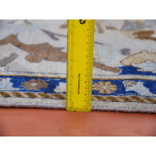 Load image into Gallery viewer, 10&#39;2&quot;x14&#39;4&quot; Elder White, Polonaise Czartoryski With Persian Isphahan Inspired design Distinct Abrash, Hand Knotted, Zero Pile 100% Wool, Oriental Rug FWR452550