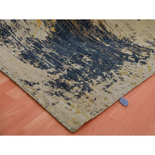 Load image into Gallery viewer, 8&#39;x10&#39;4&quot; Cosmic Latte Beige, Natural Wool, Antique Chinese Inspired Dragon Design, Hand Knotted, Oriental Rug FWR452610