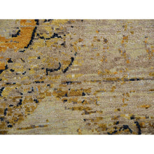 Load image into Gallery viewer, 8&#39;x10&#39;4&quot; Cosmic Latte Beige, Natural Wool, Antique Chinese Inspired Dragon Design, Hand Knotted, Oriental Rug FWR452610