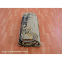 Load image into Gallery viewer, 8&#39;x10&#39;4&quot; Cosmic Latte Beige, Natural Wool, Antique Chinese Inspired Dragon Design, Hand Knotted, Oriental Rug FWR452610