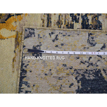 Load image into Gallery viewer, 8&#39;x10&#39;4&quot; Cosmic Latte Beige, Natural Wool, Antique Chinese Inspired Dragon Design, Hand Knotted, Oriental Rug FWR452610