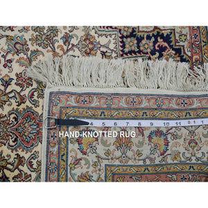 3'x5' Alabaster White, Lori Buft Gabbeh Plain Design, Thick and Plush, Pure Persian Wool, Soft to The Touch, Oriental Hand Knotted Rug FWR542424