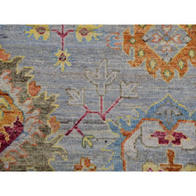Load image into Gallery viewer, 11&#39;10&quot;x14&#39;6&quot; Mirage Gray, 100% Wool, Hand Knotted, Sultanabad Reimagined, All Over Leaf Design, Zero Pile, Sheared Low, Oversized, Oriental Rug FWR452694
