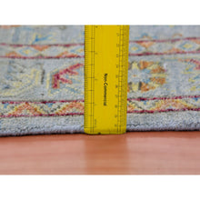 Load image into Gallery viewer, 11&#39;10&quot;x14&#39;6&quot; Mirage Gray, 100% Wool, Hand Knotted, Sultanabad Reimagined, All Over Leaf Design, Zero Pile, Sheared Low, Oversized, Oriental Rug FWR452694