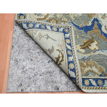 Load image into Gallery viewer, 8&#39;1&quot;x10&#39;2&quot; Snow Ivory, Polonaise Czartoryski With Persian Isphahan Inspired design Distinct Abrash, Hand Knotted, Zero Pile 100% Wool, Oriental Rug FWR452832